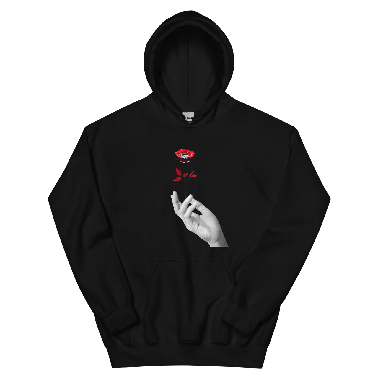 ONE HAND ROSE HOODIE